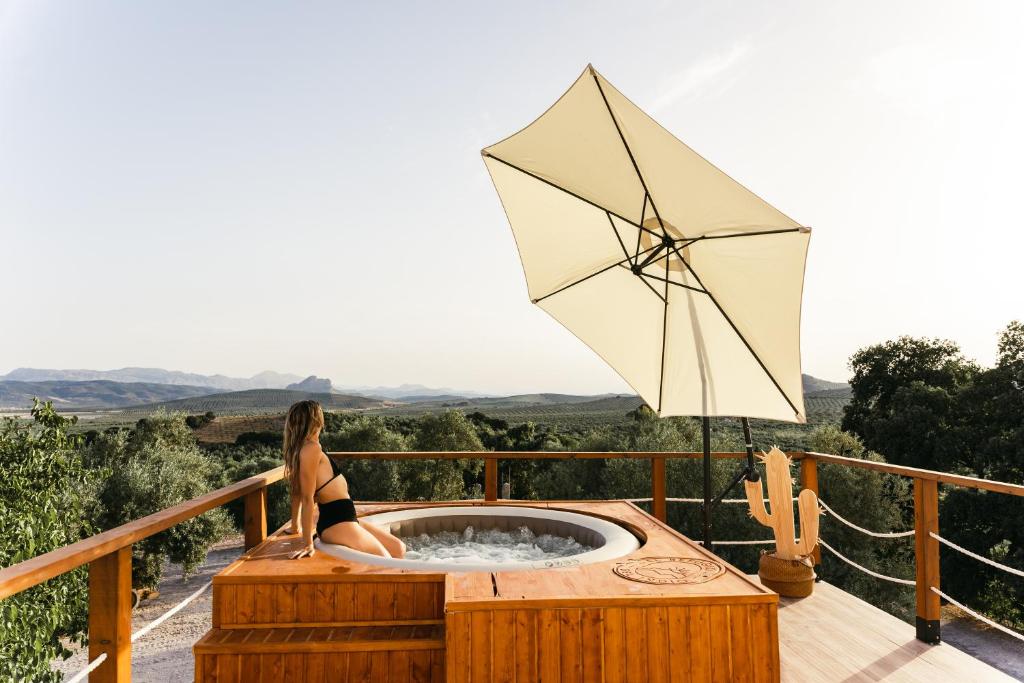 Casas rurales románticas con jacuzzi en Andalucía.